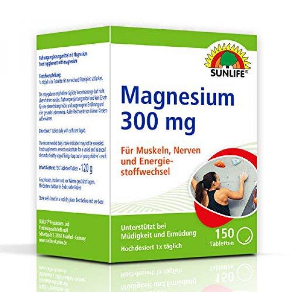 Sunlife magnézium 300mg tabletta 150 db
