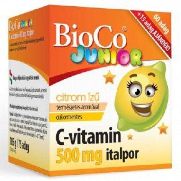 Bioco c-vitamin junior 500 mg italpor 75 adag 105 g