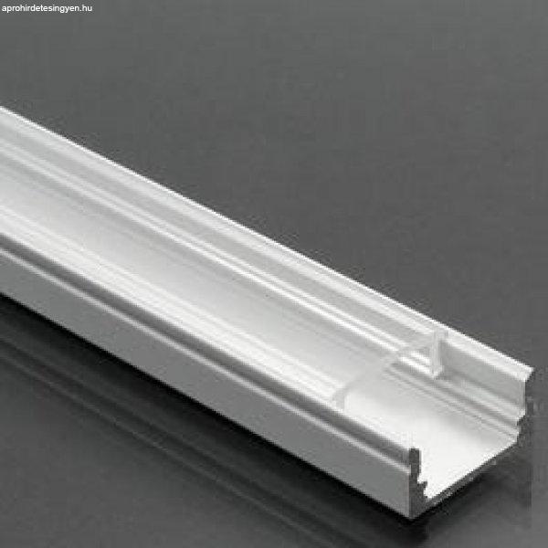 Alumínium profil LED szalaghoz 002 átlátszó