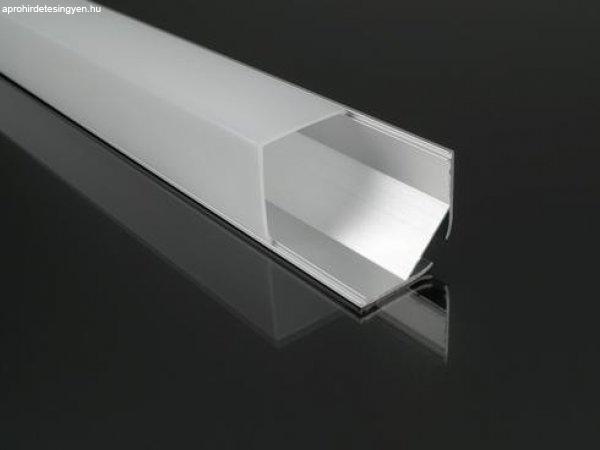 Alumínium profil LED szalaghoz 016S, opál