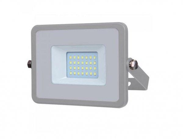 PRO LED reflektor (10 Watt/100°) Hideg fehér - szürke