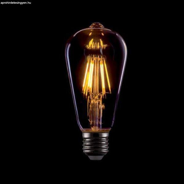 Dimmelhető LED lámpa vintage E27 (8Watt/360°) izzószálas, Edison, extra
meleg fehér