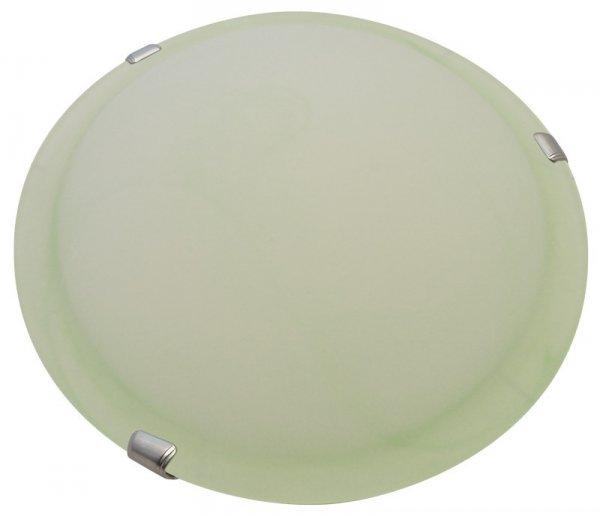 Üveg mennyezeti UFO lámpatest, 1x60W zöld