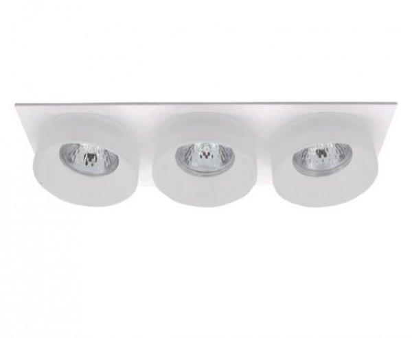 Spot lámpatest SA-045/3 négyzet fehér
