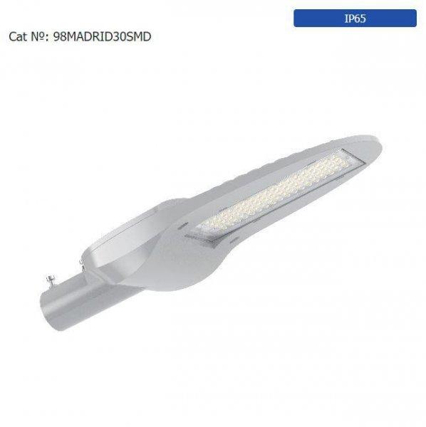 Utcai LED lámpa Madrid SMD (30 Watt/120°) Hideg fehér (3600 lm) Philips chip