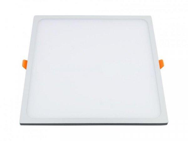 Keret nélküli LED panel 8W - meleg fehér, négyzet alakú