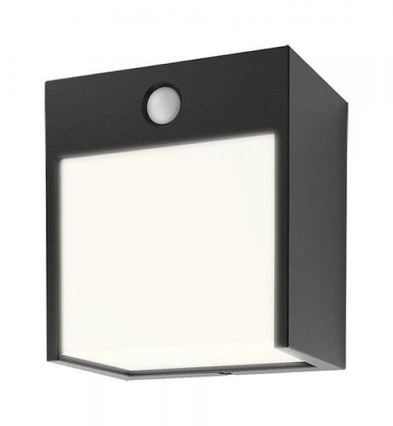 Balimo Kültéri fali lámpa 12W fekete, mozgásérzékelővel