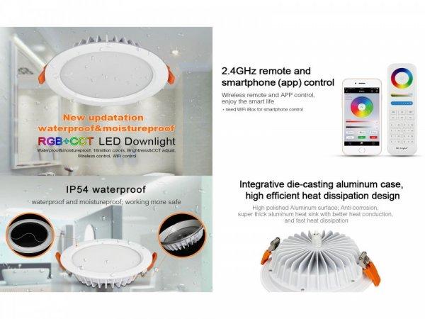FullColor LED panel 15W IP54 - RGB+CCT, fényerőszabályozható