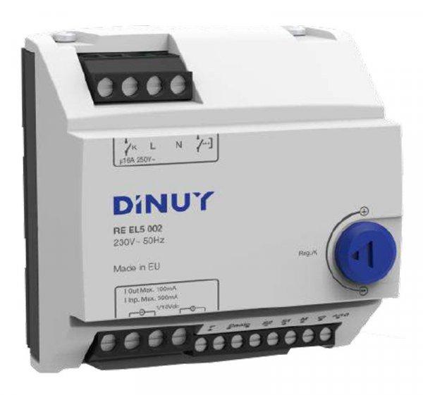 Fényerő-szabályzó modul, 1-10V, DIN sínre, 5 modulos 230 VAC, 50 Hz, max.
16 A
