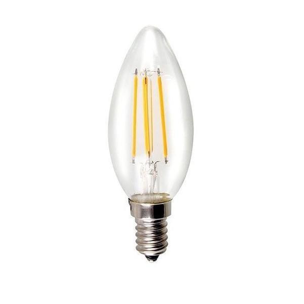 Tungsram Led lámpa gyertya 4,5W COG E-14 meleg fehér