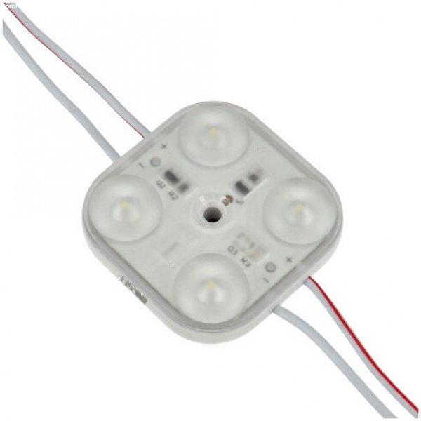 LED modul 2.0W (4 LED/170°/IP67) világító reklámtáblába - hideg fehér