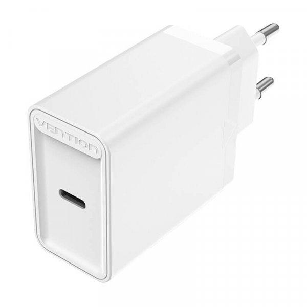 Vention FADW0-EU USB-C hálózati töltő (20 W, fehér)