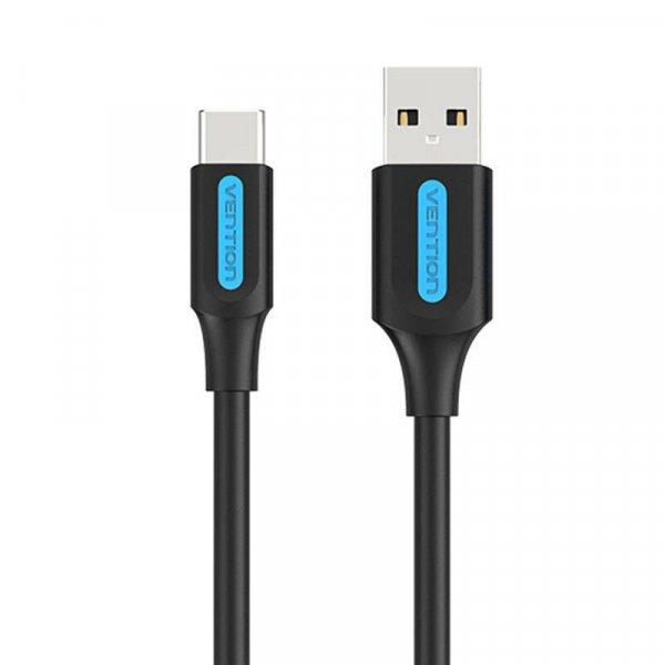 USB 2.0 A–USB-C 3A kábel 1,5 m-es szellőző COKBG fekete