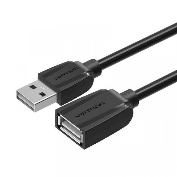 USB2.0 Extender Vention VAS-A44-B100 1 m fekete