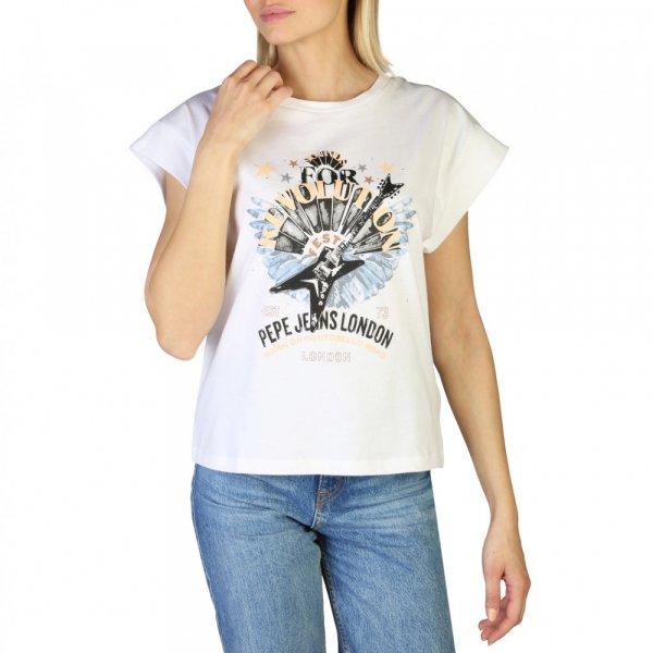 Pepe Jeans Nő Tricou CAROLINE_PL505158_WHITE MOST 24003 HELYETT 13022 Ft-ért!