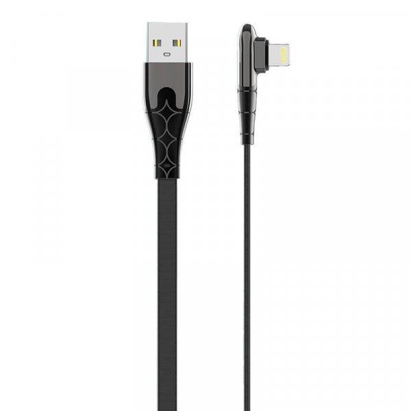 LDNIO LS582 lightning USB kábel, 2,4 A, hossza: 2m