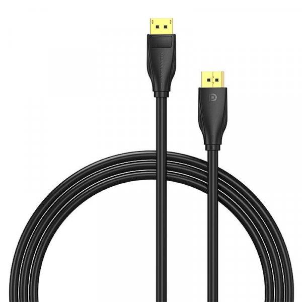 DisplayPort 1.4 HD 8K 1,5 m-es Vention HCDBG kábel (fekete)
