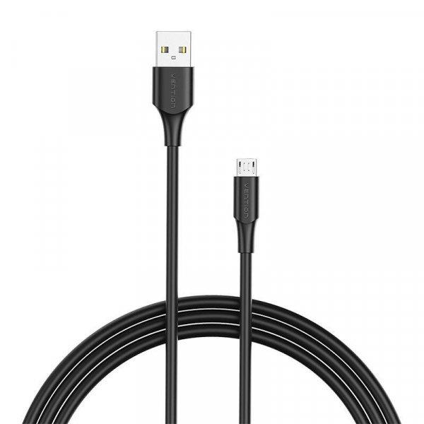 Vention CTIBC USB 2.0 A dugasz-Micro-B dugós kábel (2 A, 0,25 m, fekete)