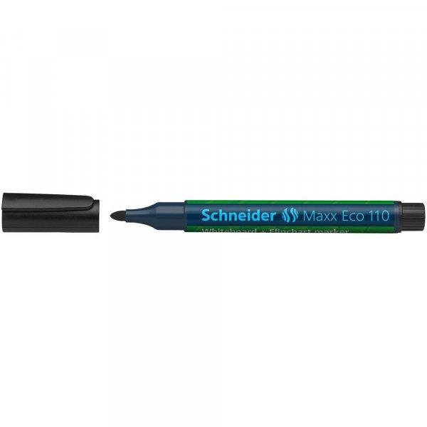 Tábla- és flipchart marker utántölthető 1-3mm, kúpos Schneider Maxx Eco
110 fekete