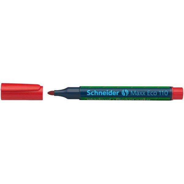 Tábla- és flipchart marker utántölthető 1-3mm, kúpos Schneider Maxx Eco
110 piros