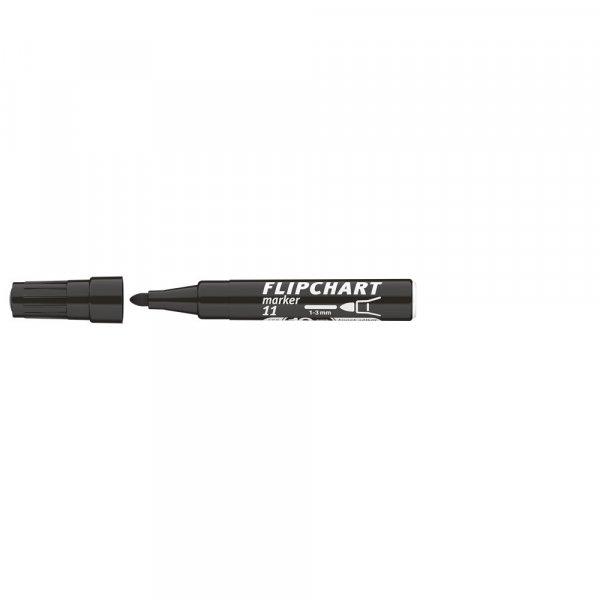 Flipchart marker vízbázisú 3mm, kerek Artip 11 fekete 5 db/csomag