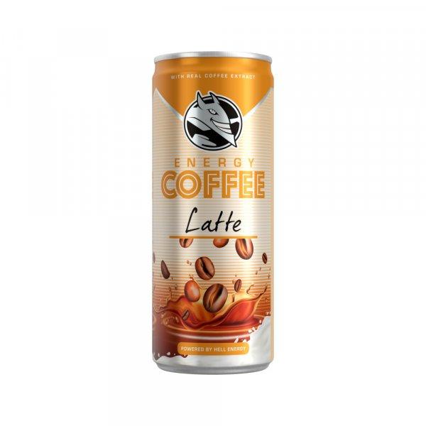 Kávéital 0,25l HELL Energy Coffee Latte 24 db/csom