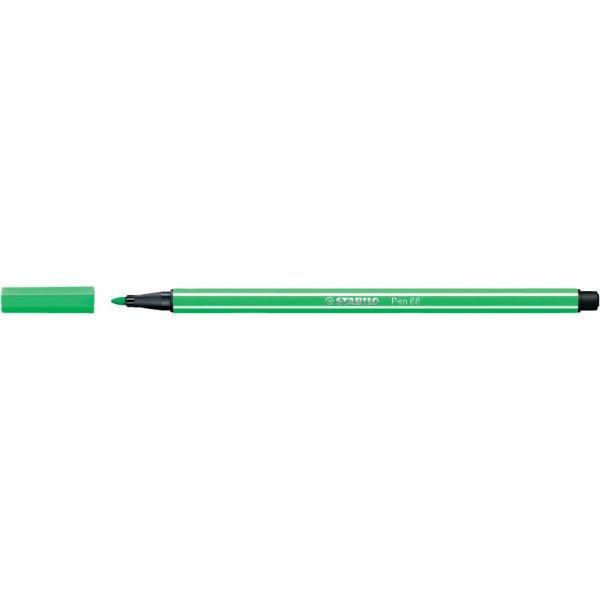 Rostirón, filctoll 1mm, M STABILO Pen 68 smaragdzöld