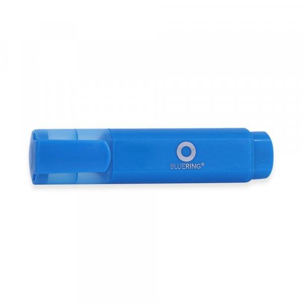 Szövegkiemelő lapos test Bluering® kék 2 db/csomag