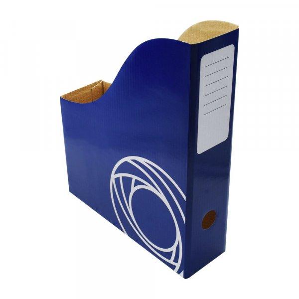 Iratpapucs 8cm, mikrohullámú karton Bluering®, kék 10 db/csomag