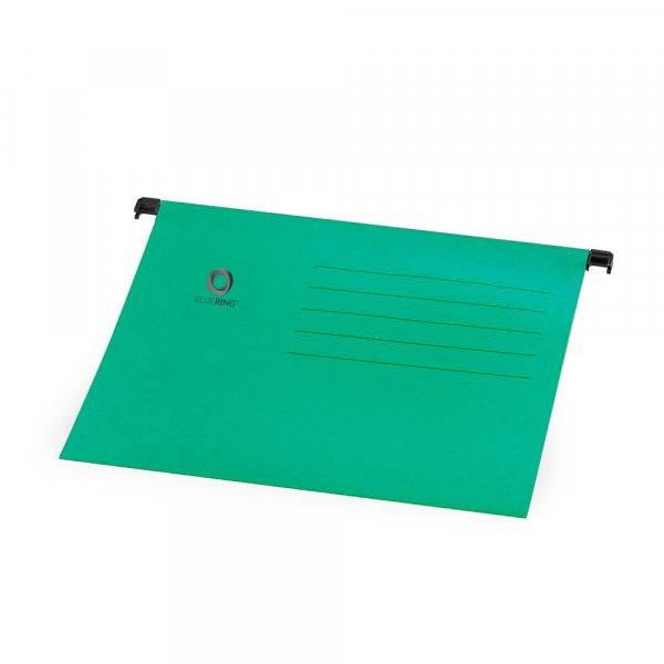 Függőmappa A4, karton Bluering®, zöld 25 db/csomag