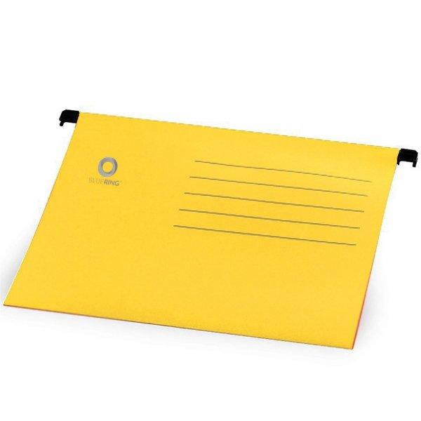 Függőmappa A4, karton Bluering®, sárga 25 db/csomag
