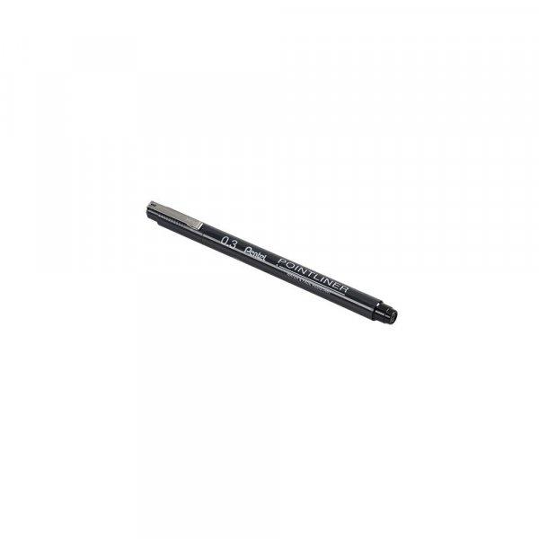 PointLiner tűfilc 0,3mm, S20P-3A Pentel fekete
