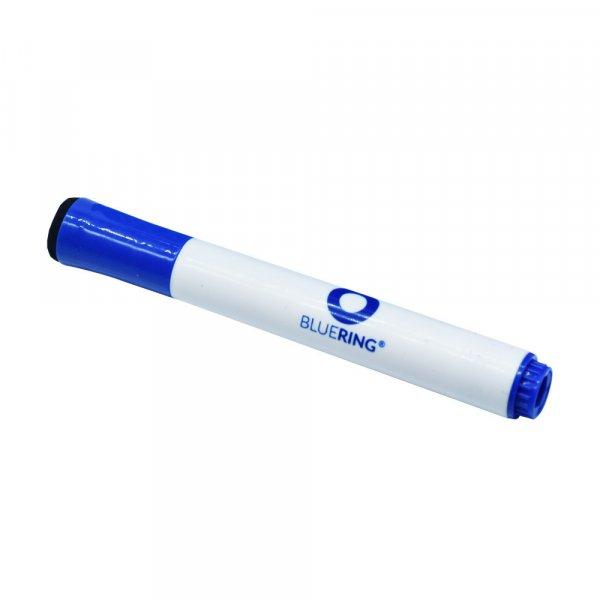 Táblamarker 3mm, mágneses, táblatörlővel multifunkciós Bluering® kék