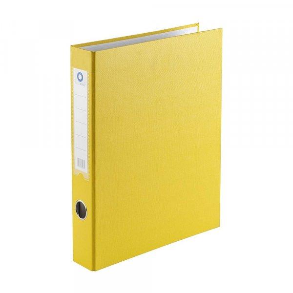 Gyűrűskönyv A4, 5cm, 4 gyűrűs sárga