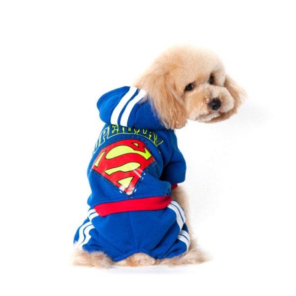 Kutyaruha - Kezeslábas - Overál - melegítőruha Superman mintával
