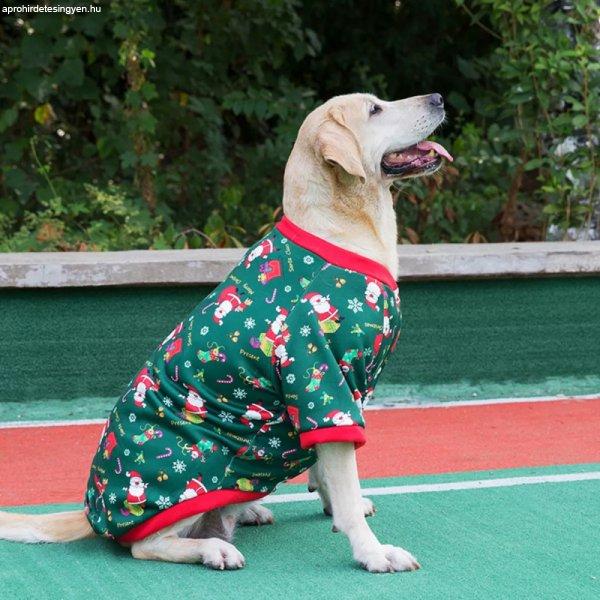 Kutyaruha - Meleg Patentos Karácsonyi Pulcsi 3XL -8XL A nagyobb vagy testes
kutyusoknak