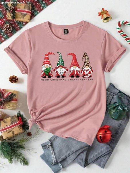 Női Divat - Cuki Karácsonyi manós póló