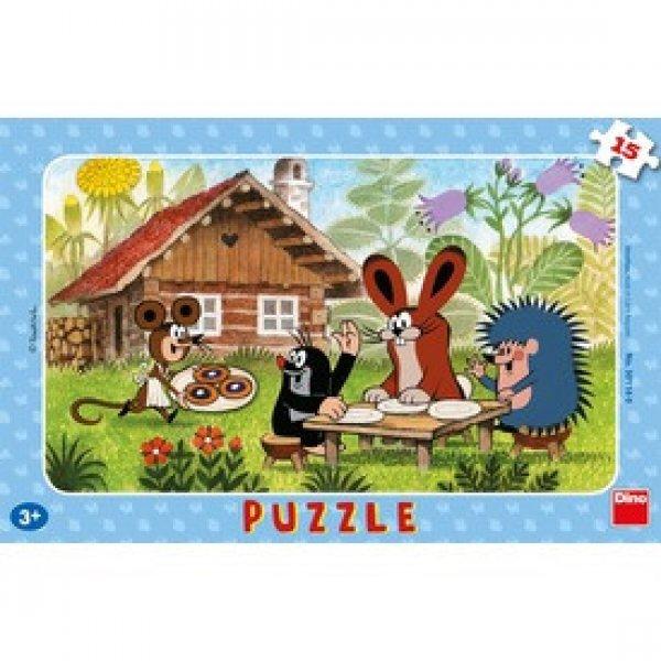 Dino Kisvakond látogatóban 15 darabos puzzle