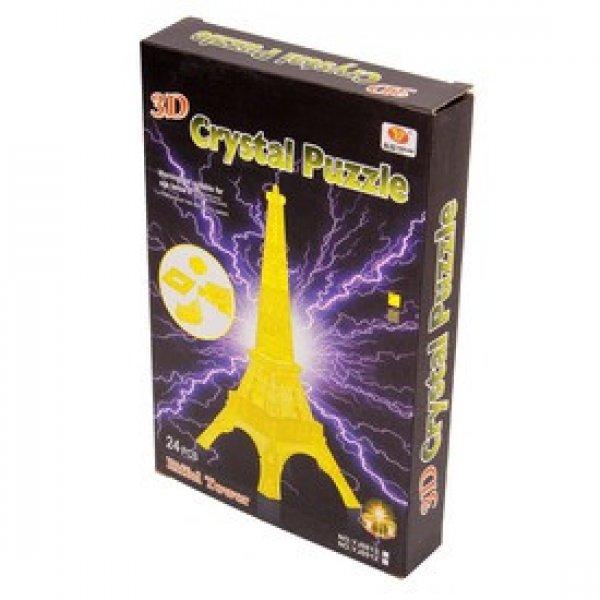 Eiffel torony 24 darabos világító kristály puzzle