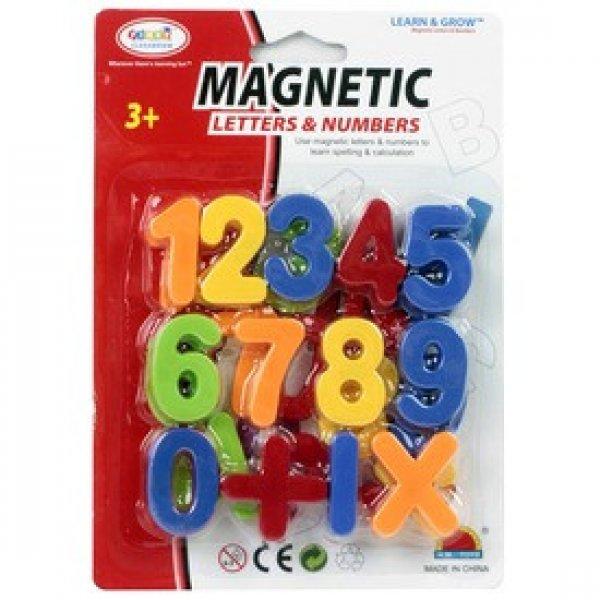 Mágneses betűk vagy számok - 4 cm, többféle