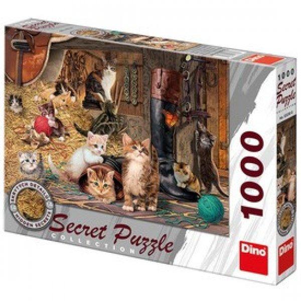 Cicák 1000 darabos titkos puzzle