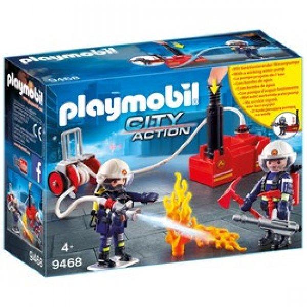 Playmobil tűzoltók vízpumpával 9468