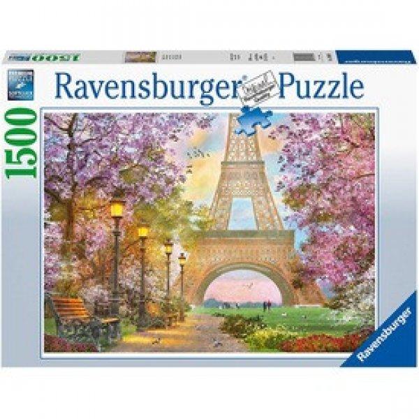 Ravensburger: Puzzle 1 500 db - Séta Párizsban