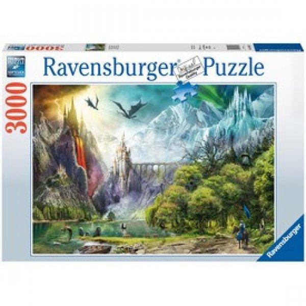 Ravensburger: Puzzle 3000 db - Sárkányok birodalma