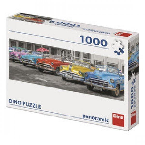 Dino Puzzle 1000 db panoráma - autótalálkozó