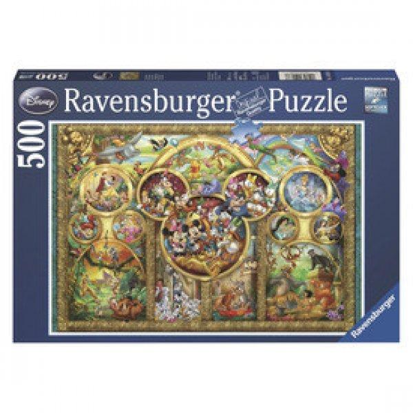 Ravensburger: Puzzle 500 db - Disney család