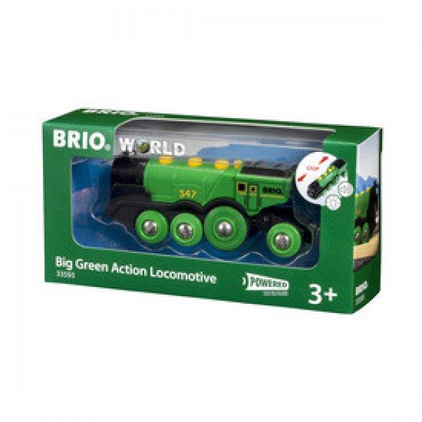 BRIO Nagy zöld lokomotív
