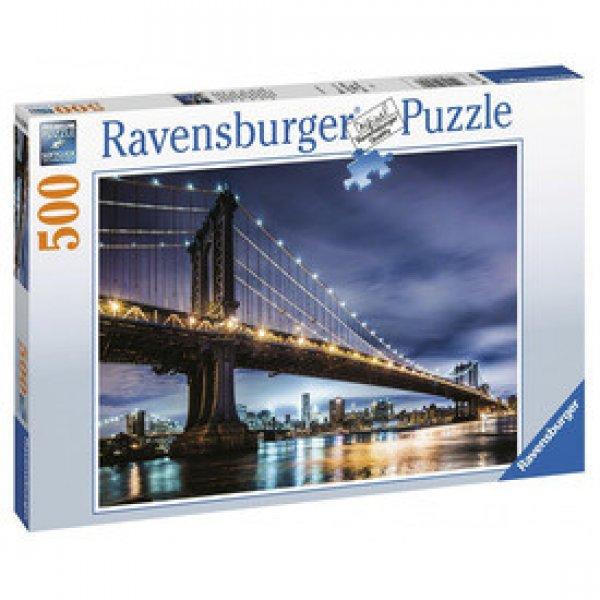 Ravensburger: +Puzzle 500 db - New York, ahol senki nem alszik