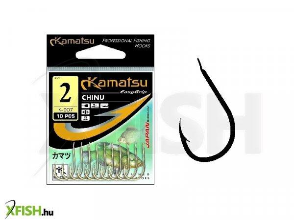 Kamatsu Chinu 12 Blnf Lapkás Feeder Horog Black Nickel 10 db/csomag