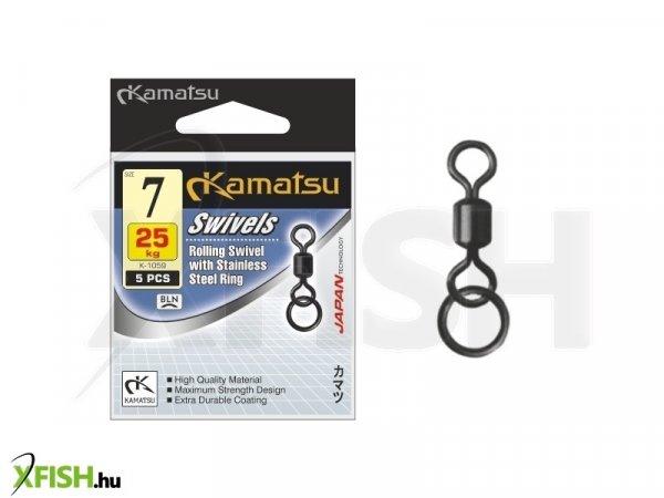 Kamatsu Swivel With Stainless Steel Ring K1059 Karikás Forgó 4-es 45Kg
5db/csomag